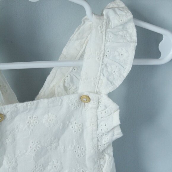 H&M Size 3M Pointelle Romper Off White - Picture 2 of 3